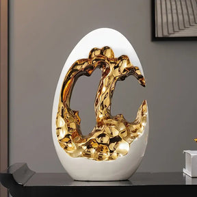 Escultura Ovo de Dragão Premium | Henry
