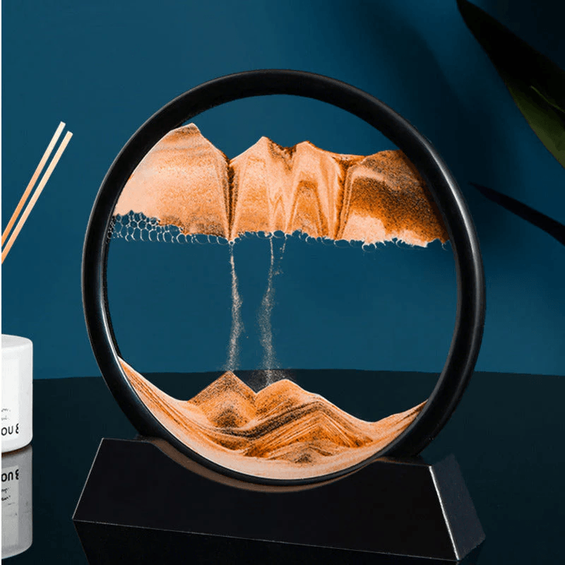 Ampulheta Decorativa Moderna de Areia ColorSand de Mesa | Henry